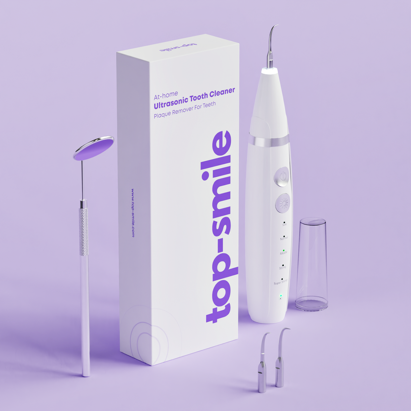Ultrasonic Tooth Cleaner - Remove Plaque & Stains At Home – TopSmile AU